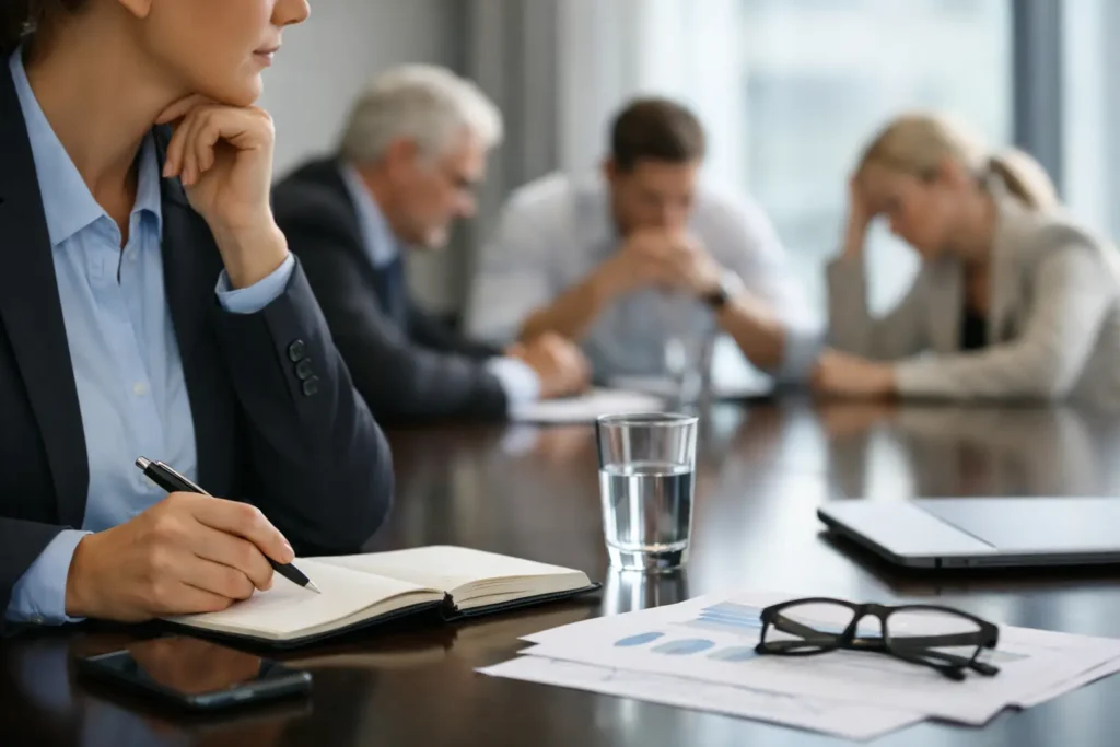 Jak se připravit na krizovou poradu v klidu